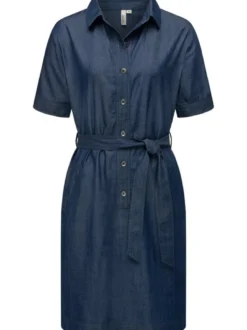Ragwear Damen Jeanskleid - Rozyna Denim in blau