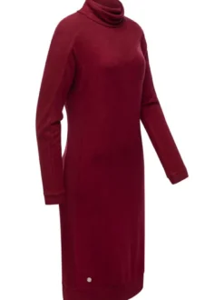 Ragwear Damen Jerseykleid - Peona in bordeaux