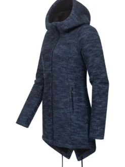 Ragwear Damen Kapuzenstrickjacke - Wingi Melange in marine