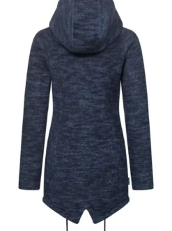 Ragwear Damen Kapuzenstrickjacke - Wingi Melange in marine