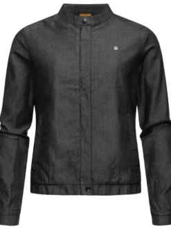 Ragwear Damen Kurzjacke - Malawi Denim in schwarz