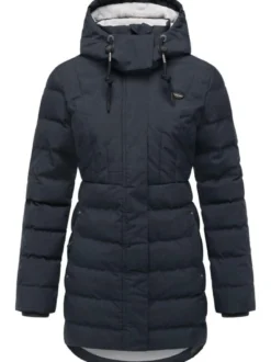 Ragwear Damen Kurzmantel - Ashanta in marine