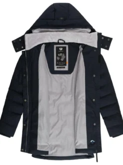 Ragwear Damen Kurzmantel - Ashanta in marine
