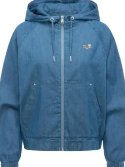 Ragwear Damen Outdoorjacke - Anndra Denim in blau