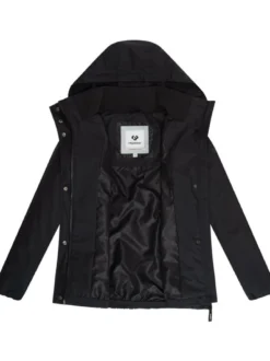 Ragwear Damen Outdoorjacke - Sunniva A in schwarz