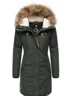 Ragwear Damen Parka - Tawny in oliv