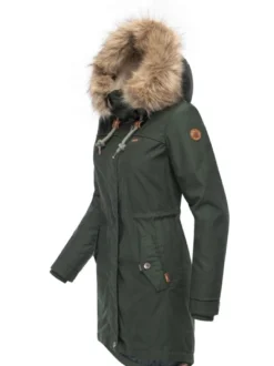 Ragwear Damen Parka - Tawny in oliv