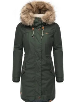 Ragwear Damen Parka - Tawny in oliv