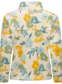 Ragwear Damen Plüschjacke - Appopis Print in beige