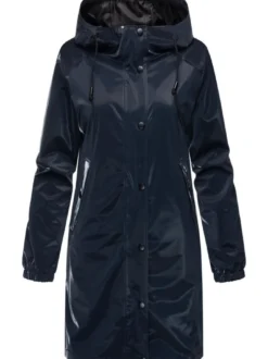 Ragwear Damen Regenmantel - Husty Rainy in marine