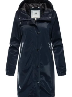 Ragwear Damen Regenmantel - Husty Rainy in marine