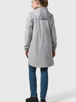 Ragwear Damen Regenmantel - Husty Rainy in hellgrau