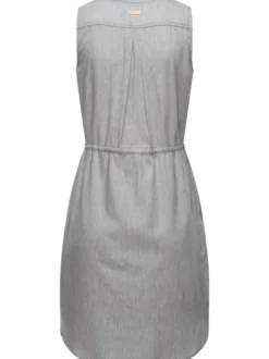 Ragwear Damen Shirtkleid - Roisin Denim in hellgrau