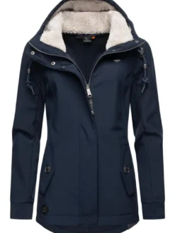 Ragwear Damen Softshelljacke - Monadde Softshell in marine