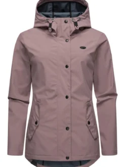 Ragwear Damen Softshelljacke - Margge Shell in altrosa