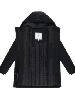 Ragwear Damen Softshellmantel - Navanuti in schwarz