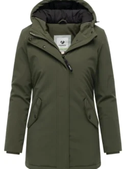 Ragwear Damen Softshellmantel - Navanuti in oliv