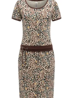 Ragwear Damen Sommerkleid - Baomi Zoo YOUMODO in braun