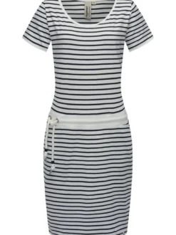 Ragwear Damen Sommerkleid - Baomi in weiß - Länge: kurz