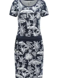 Ragwear Damen Sommerkleid - Baomi Tropic YOUMODO in marine