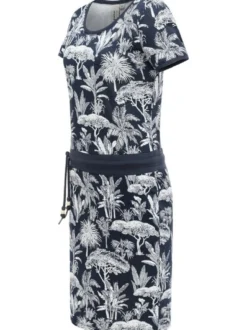Ragwear Damen Sommerkleid - Baomi Tropic YOUMODO in marine