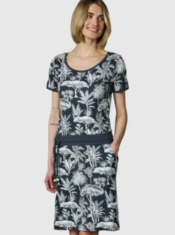 Ragwear Damen Sommerkleid - Baomi Tropic YOUMODO in marine