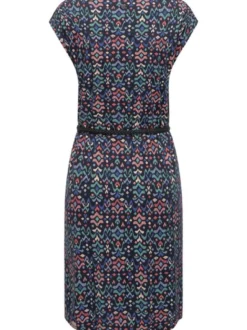 Ragwear Damen Sommerkleid - Lilithe Ikat in marine