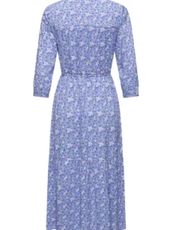 Ragwear Damen Sommerkleid - Meve in blau - Länge: lang