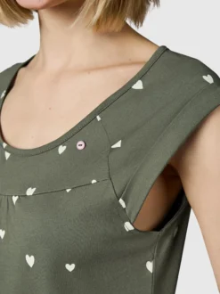 Ragwear Damen Sommerkleid - Penelope Hearts YOUMODO in oliv