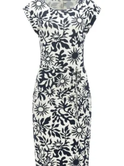 Ragwear Damen Sommerkleid - Taggien Print in blau