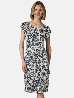 Ragwear Damen Sommerkleid - Taggien Print in blau