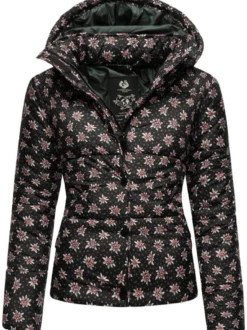Ragwear Damen Steppjacke - Relive Remake in schwarz