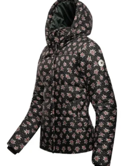 Ragwear Damen Steppjacke - Relive Remake in schwarz