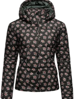 Ragwear Damen Steppjacke - Relive Remake in schwarz