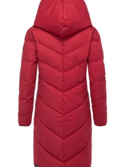 Ragwear Damen Steppmantel - Natalka in rot