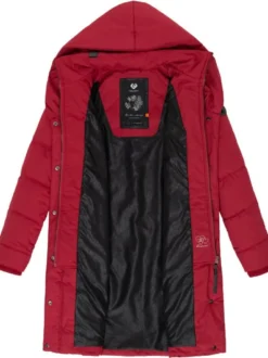Ragwear Damen Steppmantel - Natalka in rot
