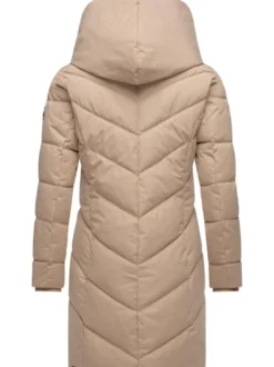 Ragwear Damen Steppmantel - Natalka in taupe