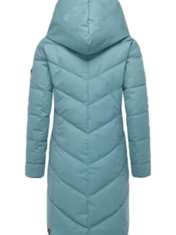 Ragwear Damen Steppmantel - Natalka in blau