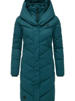 Ragwear Damen Steppmantel - Natalka in grün