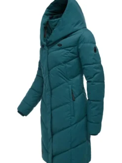 Ragwear Damen Steppmantel - Natalka in grün