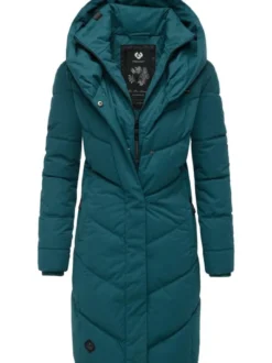 Ragwear Damen Steppmantel - Natalka in grün