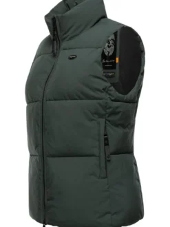 Ragwear Damen Steppweste - Ailish in grün