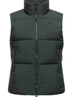 Ragwear Damen Steppweste - Ailish in grün