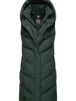 Ragwear Damen Steppweste - Natalka Vest in aqua