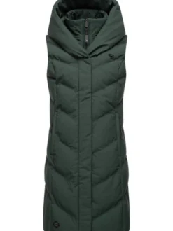 Ragwear Damen Steppweste - Natalka Vest in aqua