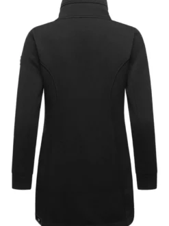 Ragwear Damen Sweatjacke - Letrice Bonded in schwarz
