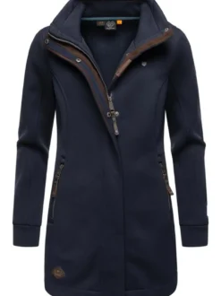 Ragwear Damen Sweatjacke - Letrice Bonded in marine