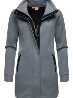 Ragwear Damen Sweatjacke - Letrice Bonded in grau
