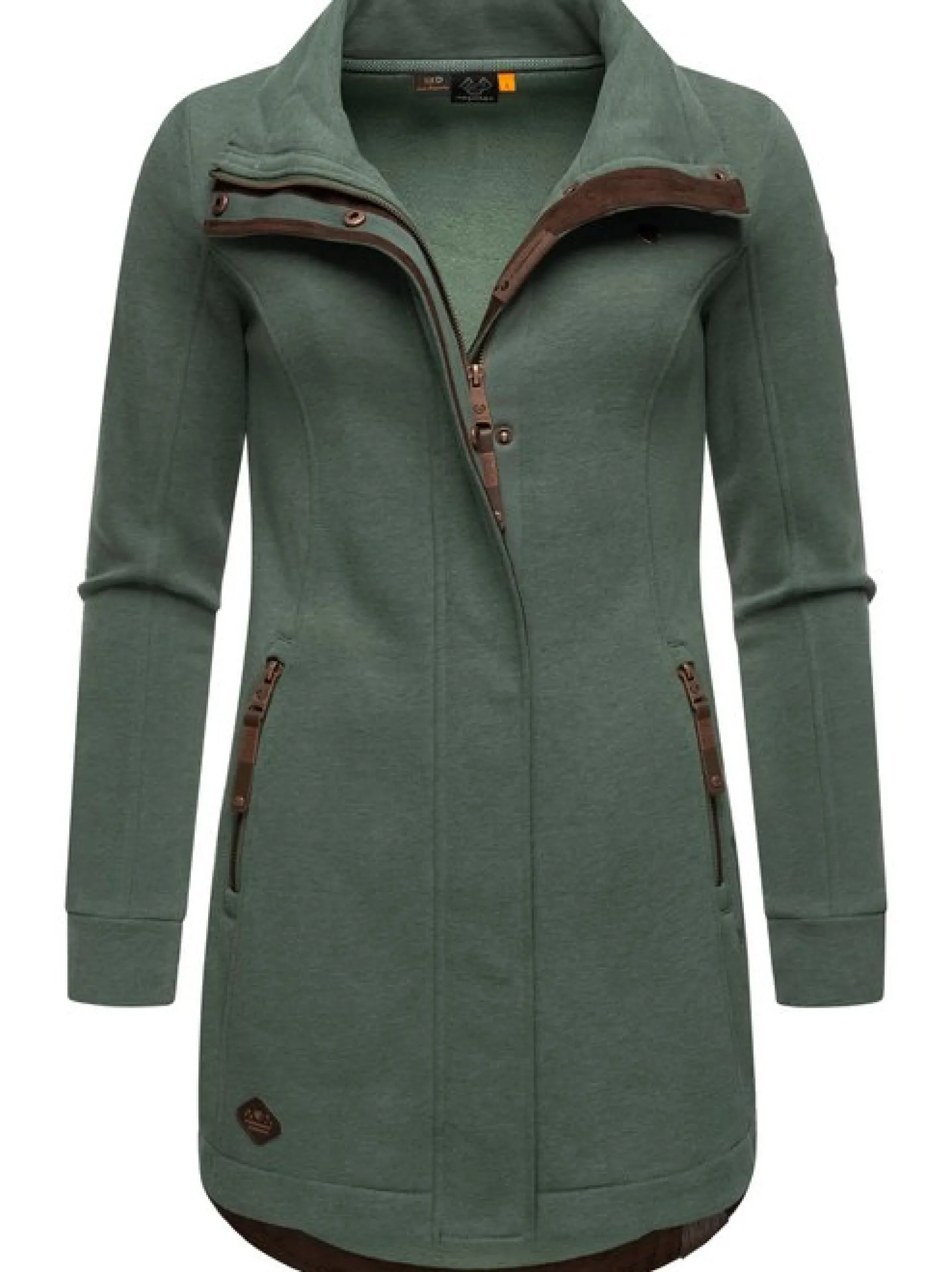 Ragwear Damen Sweatjacke - Letrice in grün