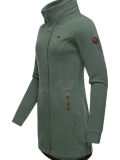 Ragwear Damen Sweatjacke - Letrice in grün